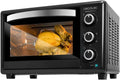 Cecotec Forno elettrico, 30 L, 1500 W, 5 programmi, nero, 5 funzioni diverse, Cecotec Forno da tavolo Bake&Toast 3090 Black Gyro, include girarrosto