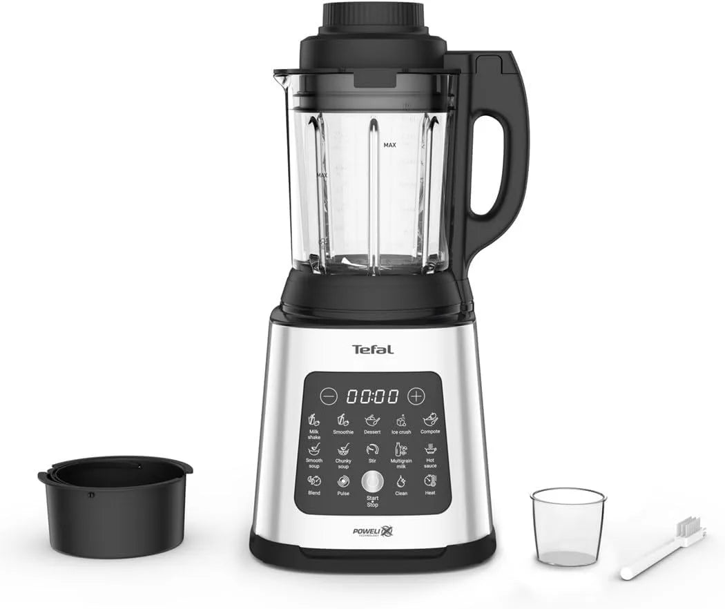 Tefal BL83SD Frullatore, vapore, Tefal Perfectmix Cook BL83SD frullatore ad alta velocità con cestello a vapore
