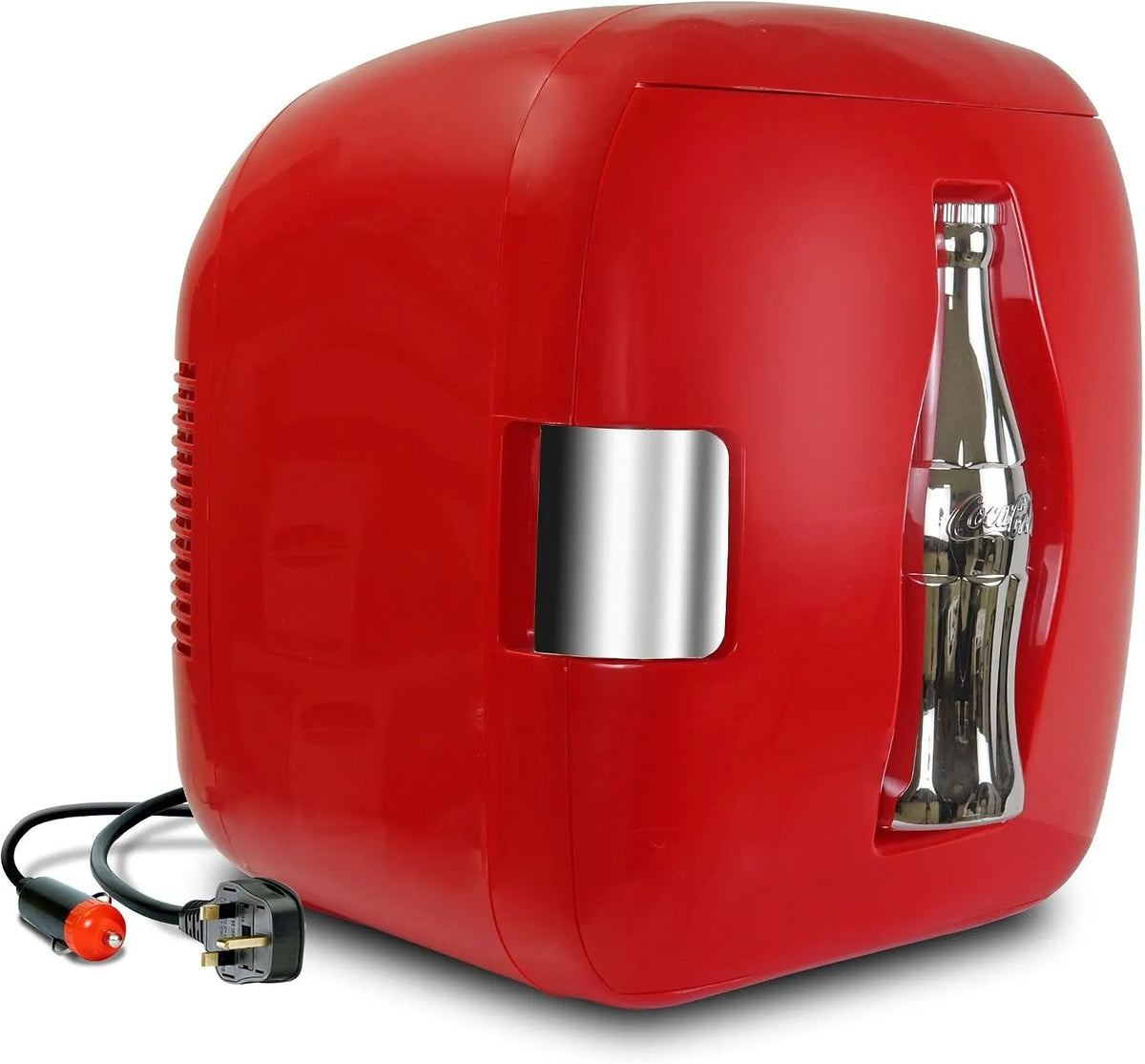 Frigorifero, 9 L, portatile, Coca Cola Mini Frigo da Camera 7, 9L Frigorifero Piccolo 12 Lattine Portatile Raffreddatore e Scaldino Bottiglie di Coke