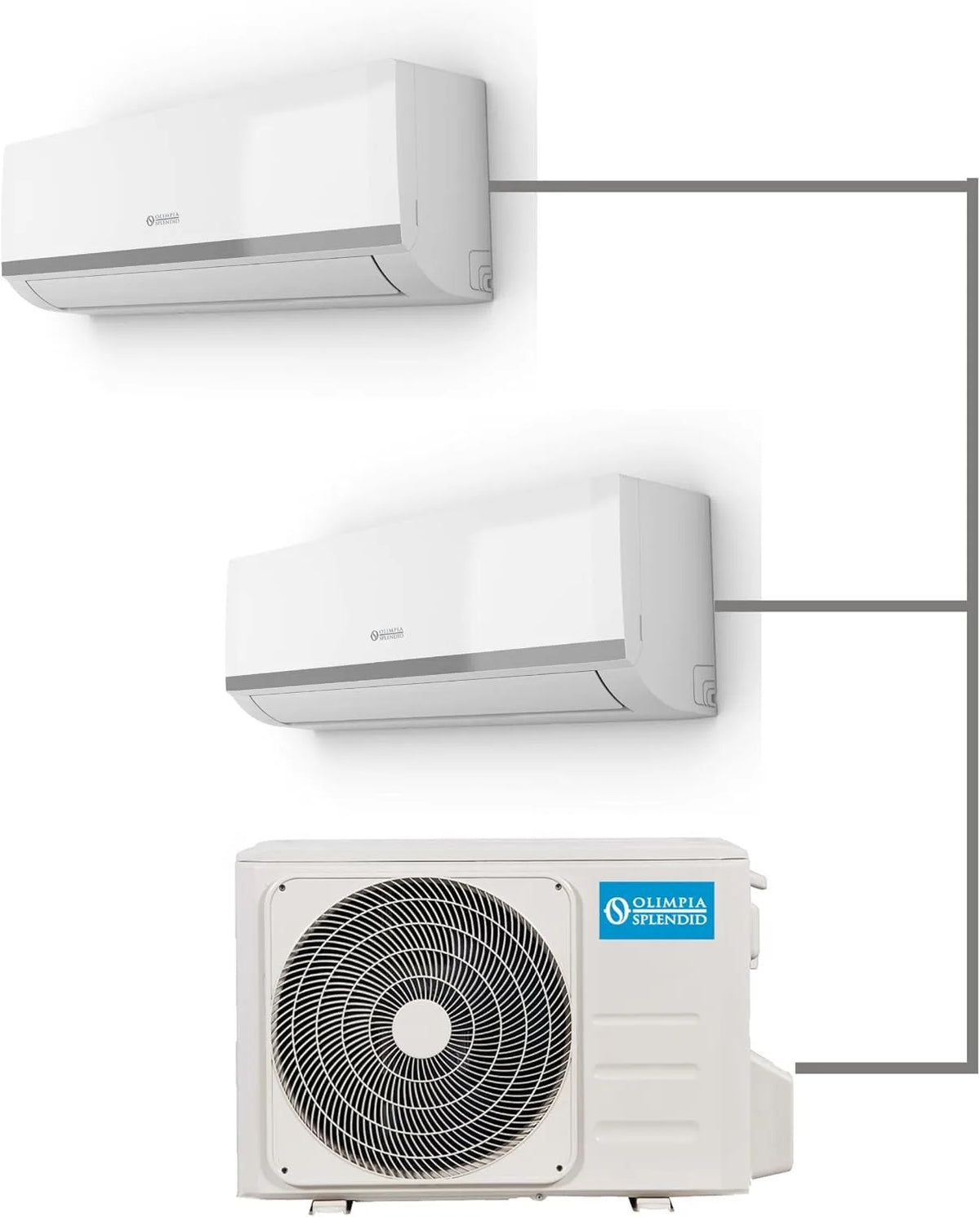 modello R32, Gas R32, Climatizzatore 9.000 + 12.000 BTU, Aryal Dual 14 con Unità Interna Phenix, h Multisplit Inverter, Wifi Integrato, Ionizzatore