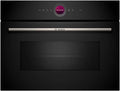 Bosch Serie 8 CEG732XB1 Forno a microonde, 38 x 60 cm, 1000 W, 10 programmi, da incasso, nero, illuminazione a LED uniforme, AutoPilot