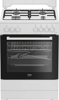 Cucina a gas con forno elettrico FBST62110ST, 60x60 cm, classe energetica E, bianco