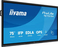 Display digital signage, 75 pollici, display pubblicitario LCD, Iiyama Te7515A-B2ag, touch, visualizzazione pubblicitaria digitale, 189