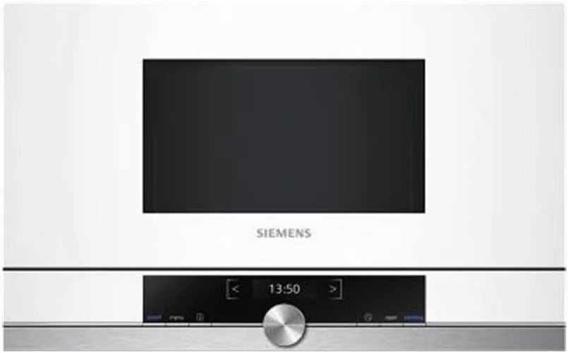 Siemens iQ700 BF634RGW1 Forno a microonde, 21 L, 900 W, bianco, illuminazione interna a LED
